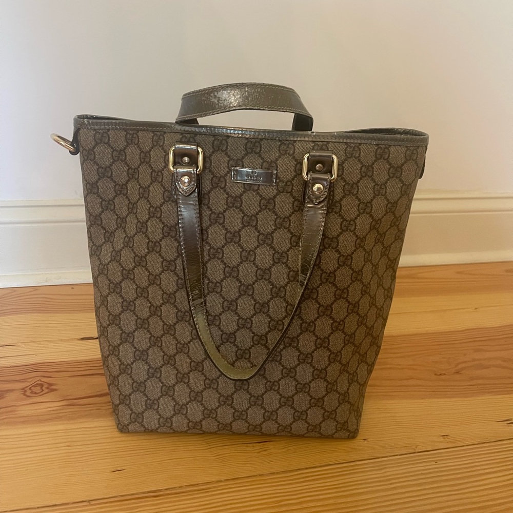 Vintage Gucci Tote bag - metallic gray